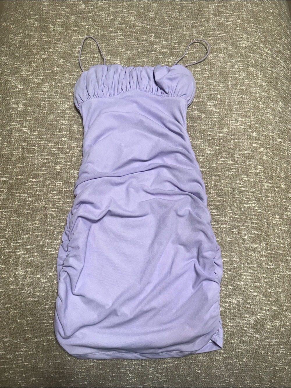 Princess Polly Lavender Ruched Slip Dress
